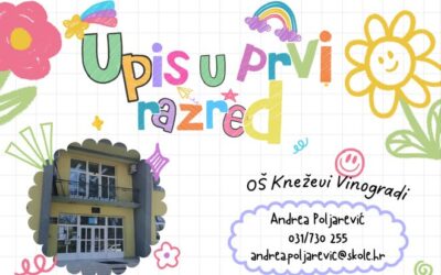 UPISI U PRVI RAZRED OSNOVNE ŠKOLE