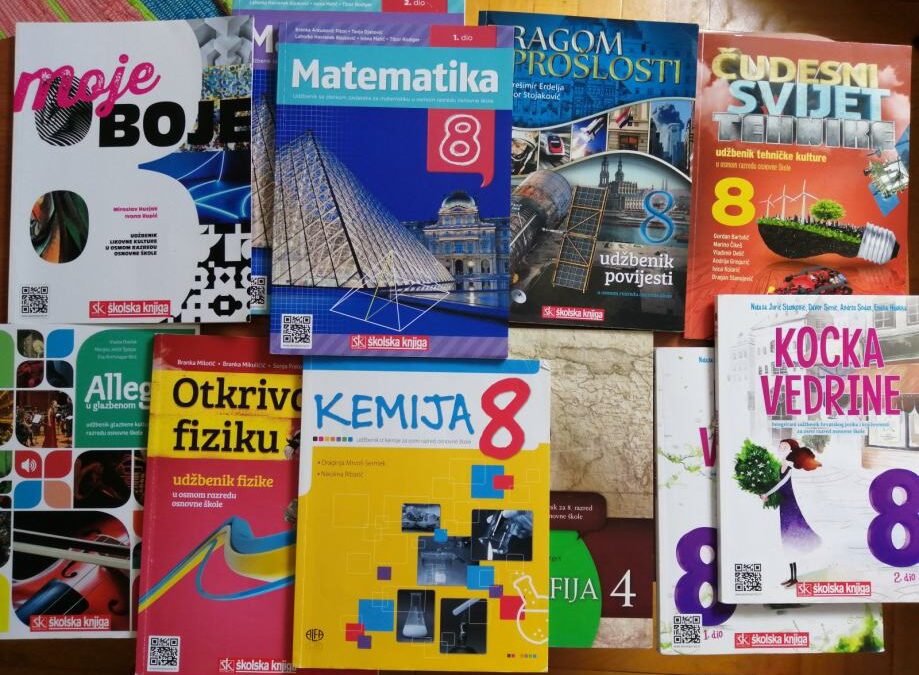 Popis UDŽBENIKA, RADNIH BILJEŽNICA, dodatnih i drugih obrazovnih materijala (DOM) za 2025./2026.