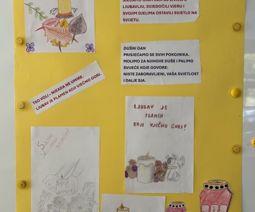 Svi sveti i Dušni dan – dani svjetla, mira i sjećanja