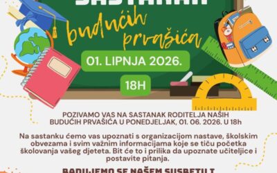 Upisi u 1. razred: Roditeljski sastanak